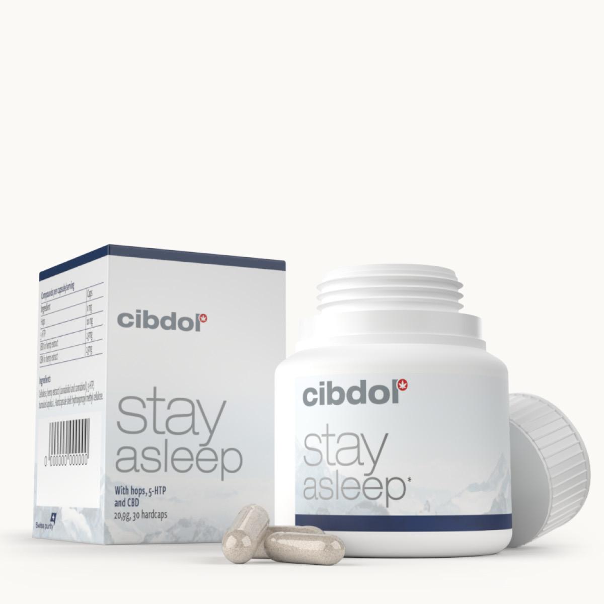 Cibdol Stay Asleep - kapsułki na sen z CBD i CBN