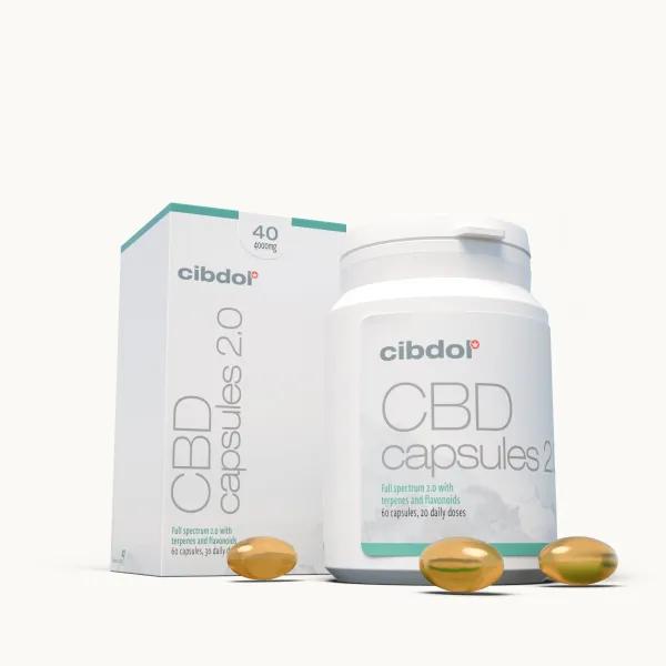 Kapsułki CBD 40%